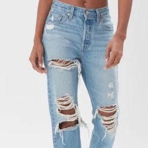 Levi’s 501 cropped jeans Luxor Street NWOT size 27